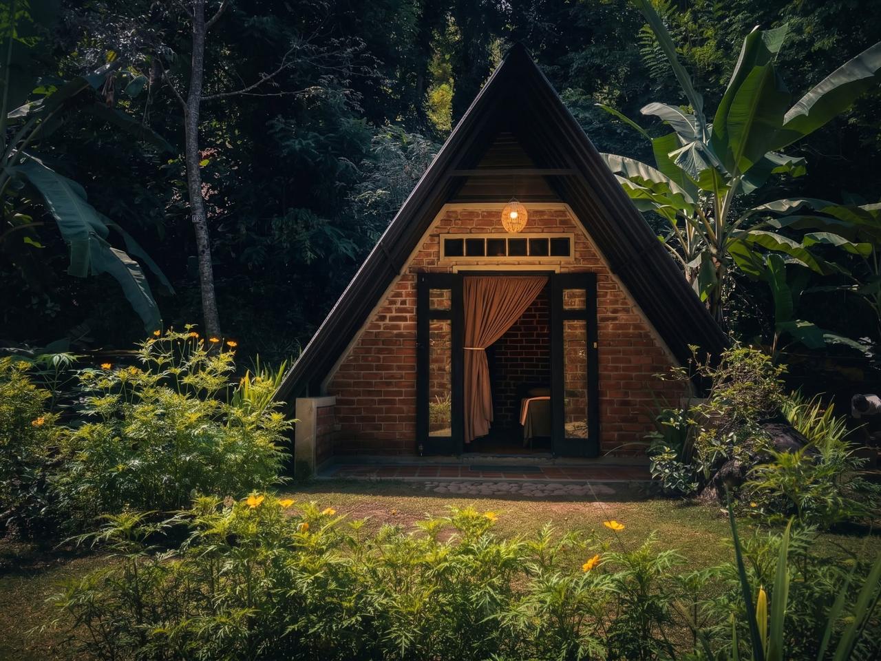 A-frame cabin